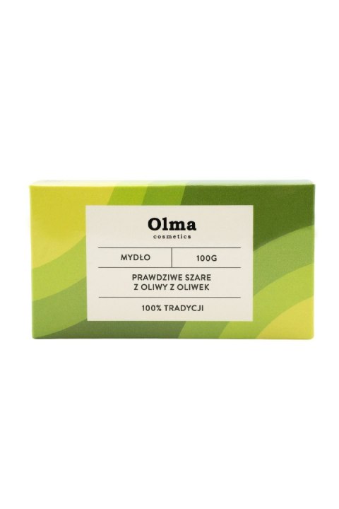 Olma Cosmetics OLMA COSMETICS Mydło Prawdziwe szare z Oliwy z Oliwek (100 g)