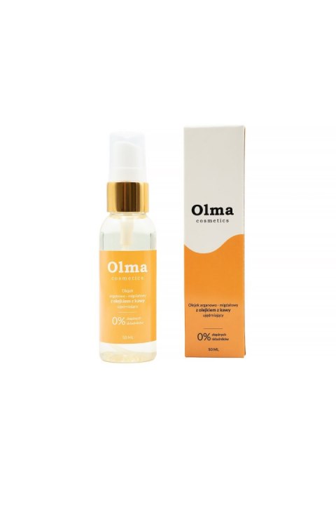 Olma Cosmetics OLMA COSMETICS Olejek arganowo - migdałowy z olejkiem z kawy - Ujędrniający (50 ml)