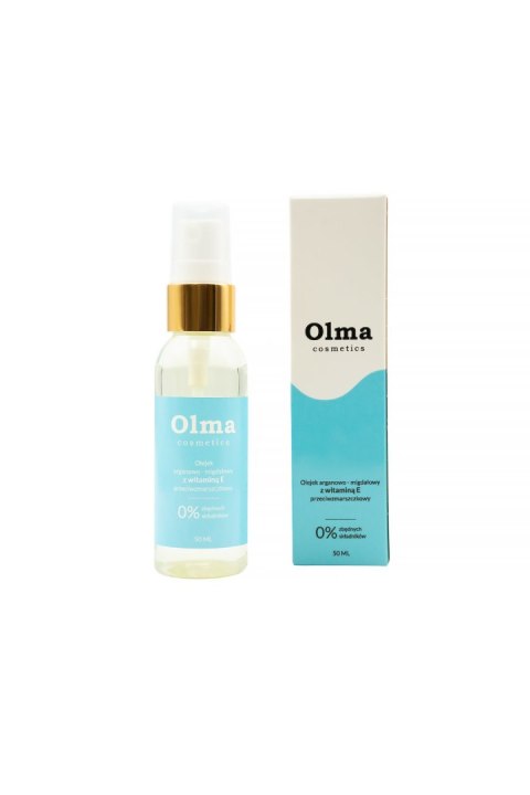 Olma Cosmetics OLMA COSMETICS Olejek arganowo - migdałowy z witaminą E - Przeciwzmarszczkowy (50 ml)