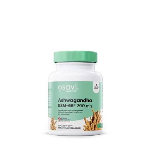 Osavi OSAVI Ashwagandha KSM-66® 200 mg (60 kaps.)