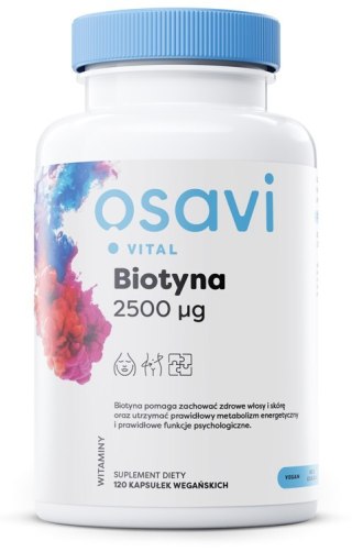 Osavi OSAVI Biotyna 2500 mcg (120 kaps.)