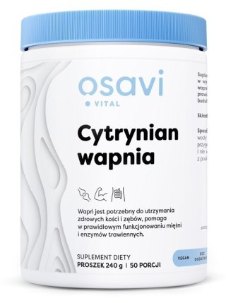 Osavi OSAVI Cytrynian wapnia w proszku (240 g)