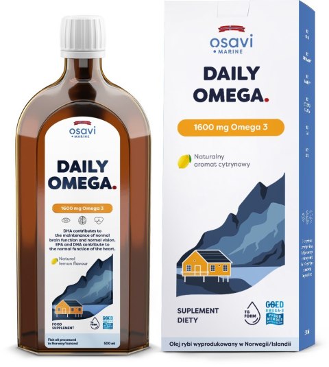 Osavi OSAVI Daily Omega 1600 mg - smak cytrynowy (500 ml)