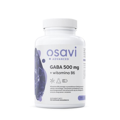 Osavi OSAVI GABA 500 mg + witamina B6 (120 kaps.)