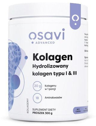 Osavi OSAVI Kolagen Hydrolizowany typu I & III (300 g)