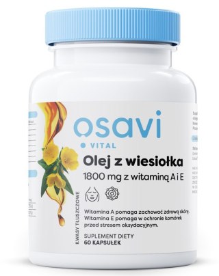 Osavi OSAVI Olej z wiesiołka 600 mg z wit. A i E (60 kaps.)