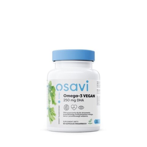 Osavi OSAVI Omega-3 VEGAN 250 mg DHA (60 kaps.)