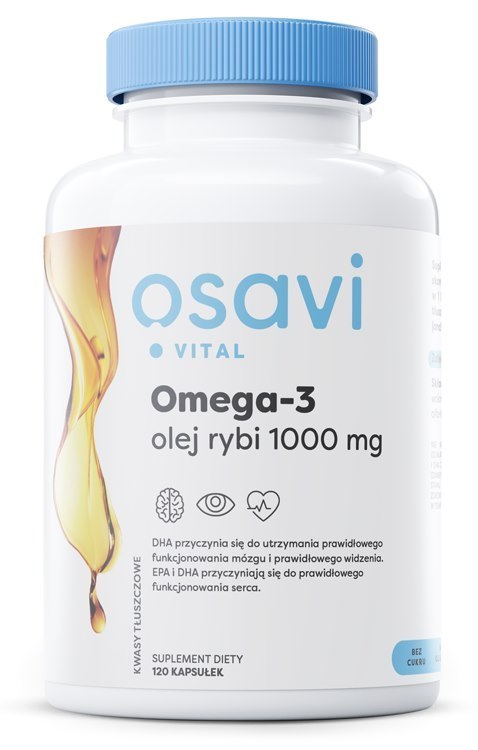 Osavi OSAVI Omega-3 olej rybi 1000 mg (120 kaps.)