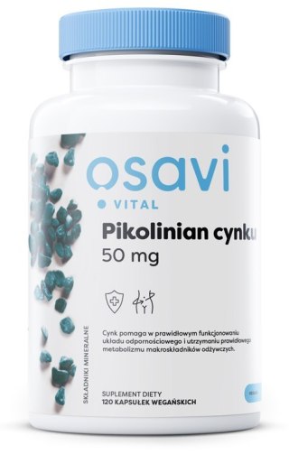 Osavi OSAVI Pikolinian cynku 50 mg (120 kaps.)