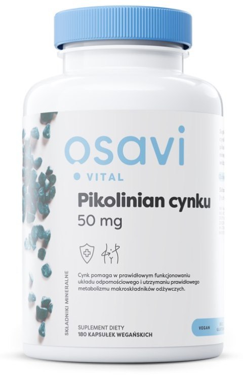 Osavi OSAVI Pikolinian cynku 50 mg (180 kaps.)