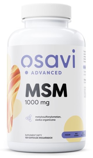 Osavi OSAVI Siarka MSM - Metylosulfonylometan 1000 mg (120 kaps.)