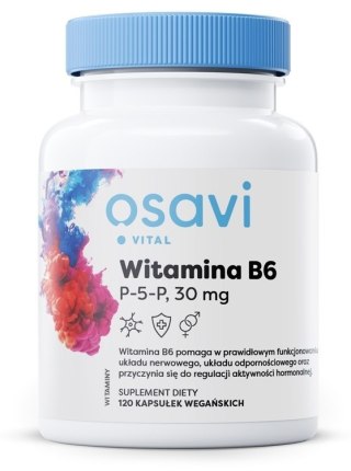 Osavi OSAVI Witamina B6 P-5-P 30 mg (120 kaps.)