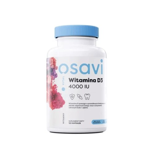 Osavi OSAVI Witamina D3 4000 IU (120 kaps.)