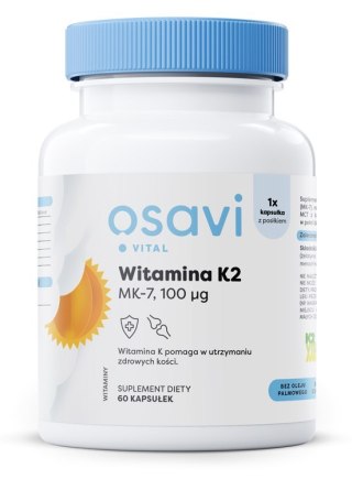 Osavi OSAVI Witamina K2 MK-7 100 mcg (60 kaps.)