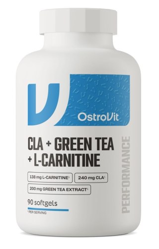 OstroVit OSTROVIT CLA + Zielona Herbata + L-Karnityna (90 kaps.)