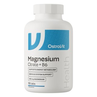 OstroVit OSTROVIT Cytrynian Magnezu 400 mg + B6 (90 tabl.)