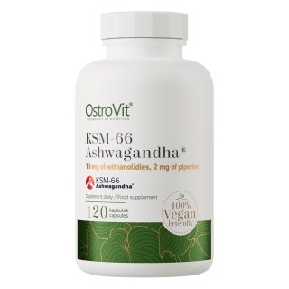 OstroVit OSTROVIT KSM-66 Ashwagandha VEGE (120 kaps.)