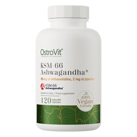 OstroVit OSTROVIT KSM-66 Ashwagandha VEGE (120 kaps.)
