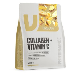 OstroVit OSTROVIT Kolagen + Witamina C - smak ananasowy (400 g)