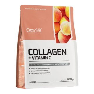 OstroVit OSTROVIT Kolagen + Witamina C - smak brzoskwiniowy (400 g)
