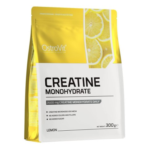 OstroVit OSTROVIT Monohydrat Kreatyny - smak cytrynowy (300 g)