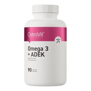 OstroVit OSTROVIT Omega 3 + ADEK (90 kaps.)