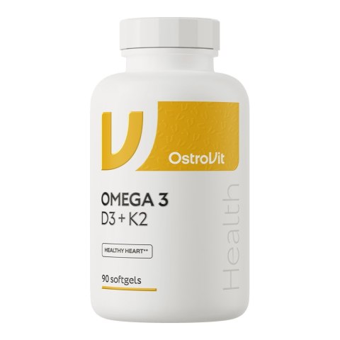 OstroVit OSTROVIT Omega 3 D3+K2 (90 kaps.)