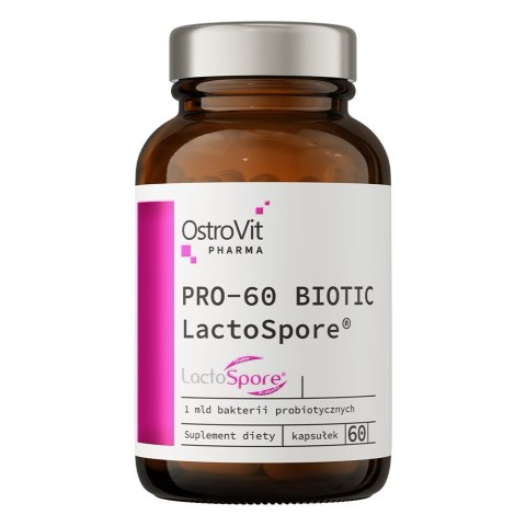 OstroVit OSTROVIT Pharma PRO-60 BIOTIC LactoSpore (60 kaps.)