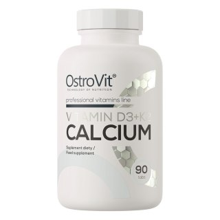 OstroVit OSTROVIT Witamina D3 + K2 + Wapń (90 tabl.)