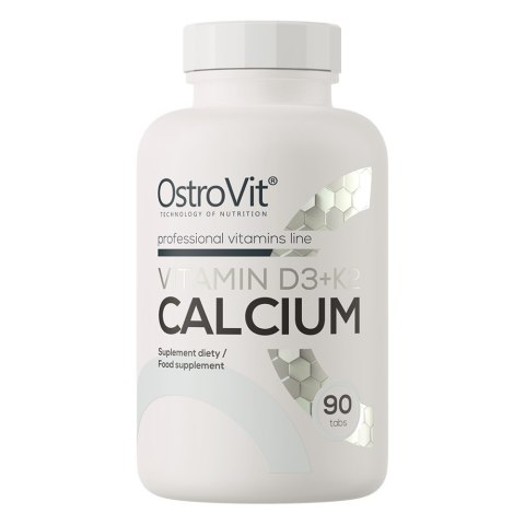 OstroVit OSTROVIT Witamina D3 + K2 + Wapń (90 tabl.)