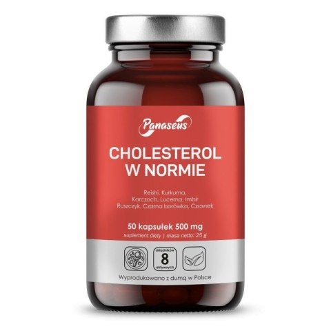 Panaseus PANASEUS Cholesterol w normie (50 kaps.)
