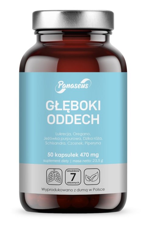 Panaseus PANASEUS Głęboki Oddech (50 kaps.)