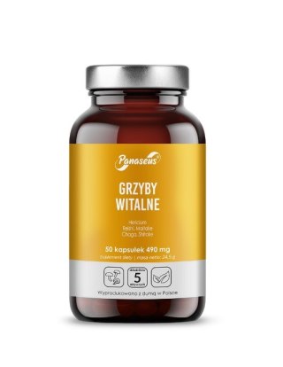 Panaseus PANASEUS Grzyby witalne (50 kaps.)