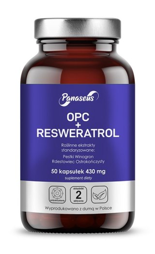 Panaseus PANASEUS OPC + Resweratrol (50 kaps.)