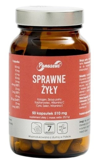 Panaseus PANASEUS Sprawne Żyły (50 kaps.)