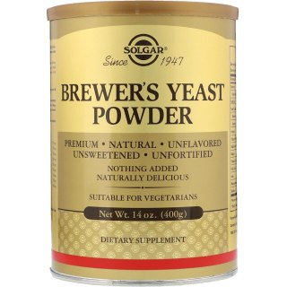 Solgar SOLGAR Brewer's Yeast Powder - Drożdże piwne (400 g)