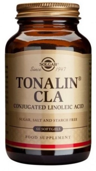 Solgar SOLGAR CLA - Tonalin 1300 mg (Sprzężony Kwas Linolowy) z oleju z Nasion Krokosza (60 kaps.)