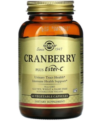 Solgar SOLGAR Cranberry - Żurawina + Ester C (60 kaps.)