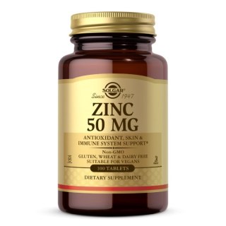Solgar SOLGAR Cynk 50 mg (100 tabl.)