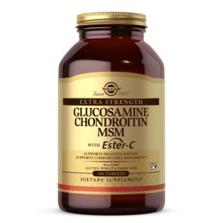 Solgar SOLGAR Extra Strength Glucosamine Chondroitin MSM with Ester-C (180 tabl.)