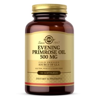 Solgar SOLGAR Evening Primrose Oil 500 mg - Olej z Wiesiołka 500 mg (180 kaps.)