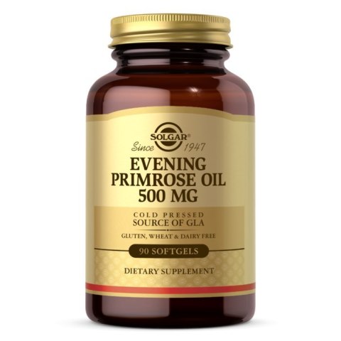 Solgar SOLGAR Evening Primrose Oil 500 mg - Olej z Wiesiołka 500 mg (180 kaps.)