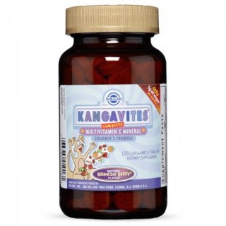 Solgar SOLGAR Kangavites Multivitamin & Mineral - Witaminy i minerały do ssania (120 tabl.)