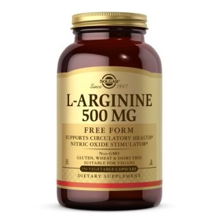 Solgar SOLGAR L-Arginine Free Form - L-arginina wolna forma 500 mg (250 kaps.)