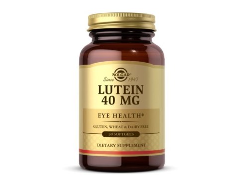 Solgar SOLGAR Lutein - Luteina 40 mg (30 kaps.)