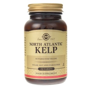 Solgar SOLGAR North Atlantic Kelp - Północnoatlantycki Kelp Jod 200 mcg (250 tabl.)