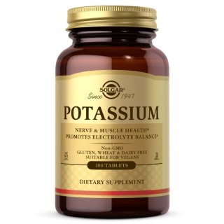 Solgar SOLGAR Potassium - Potas 99 mg (100 tabl.)