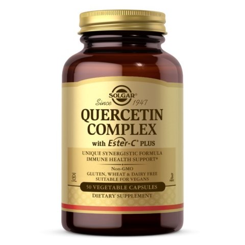Solgar SOLGAR Quercetin Complex with Ester-C - Kwercetyna Kompleks z Ester C (50 kaps.)