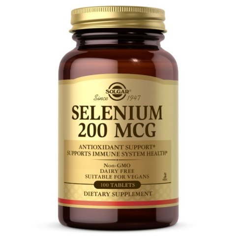 Solgar SOLGAR Selenium - Selen 200 mcg (100 tabl.)