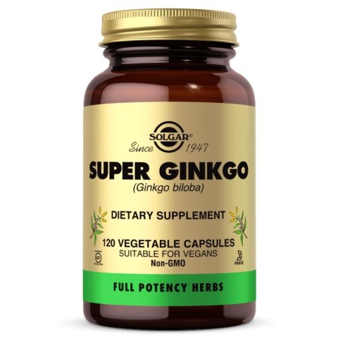 Solgar SOLGAR Super Ginkgo (120 kaps.)